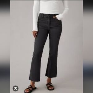American Eagle Outfitters Black Cropped Jeans